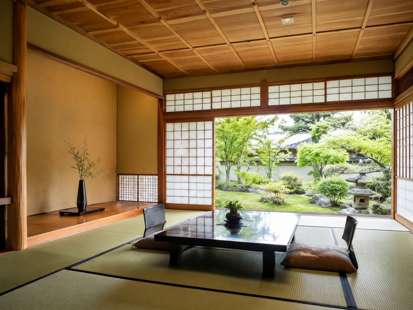 旅館 客室8室の畳表替え(繁忙期前)
